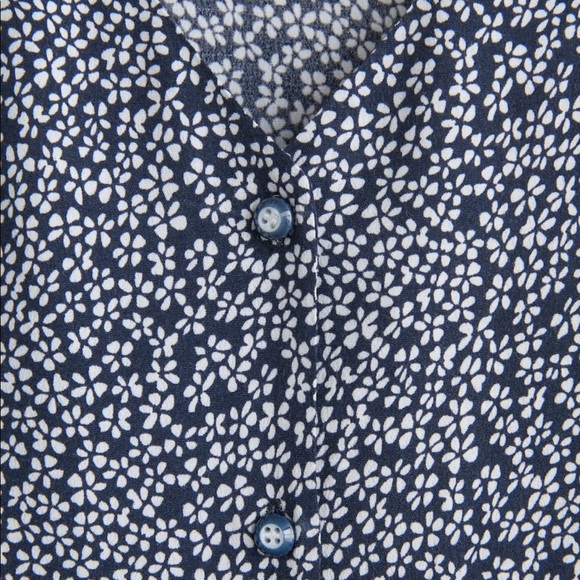 Mango Flower Printed Buttoned Blouse - Picture 2 of 7